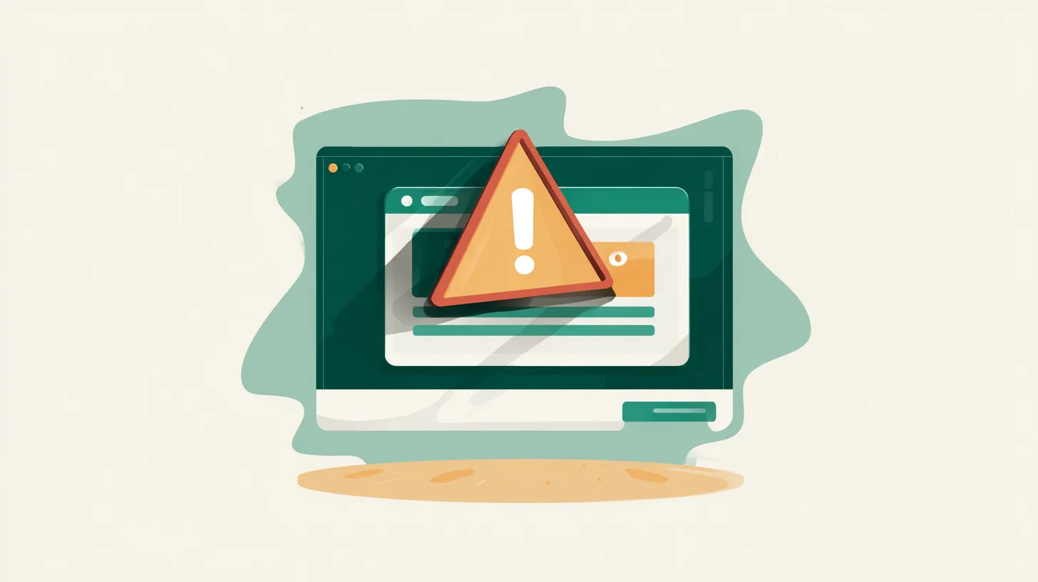 Alerte de piratage sur l'écran d'un site WordPress