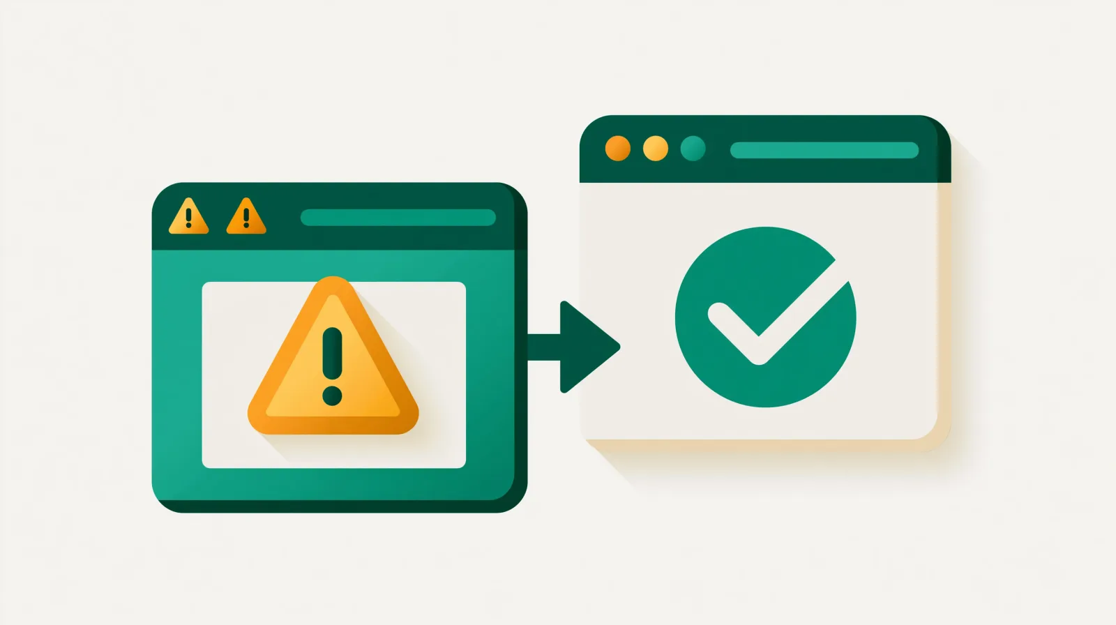Site WordPress restauré : d'un état en alerte à un état sain