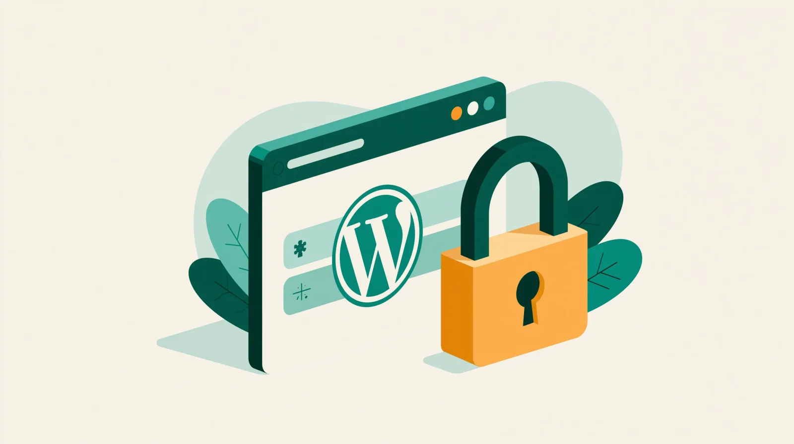 Cadenas sécurisant la page de connexion WordPress